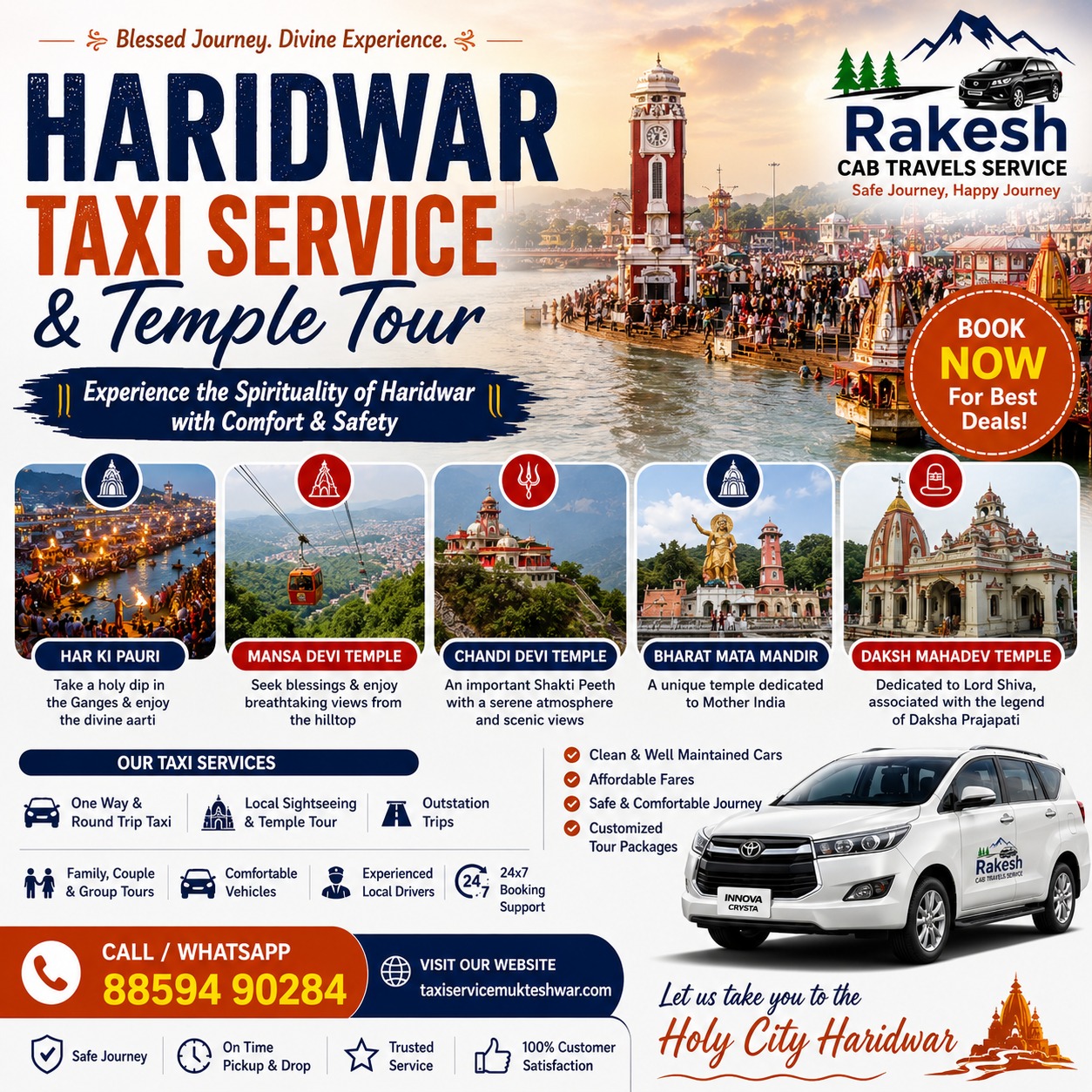 Haridwar Taxi Service & Temple Tour
